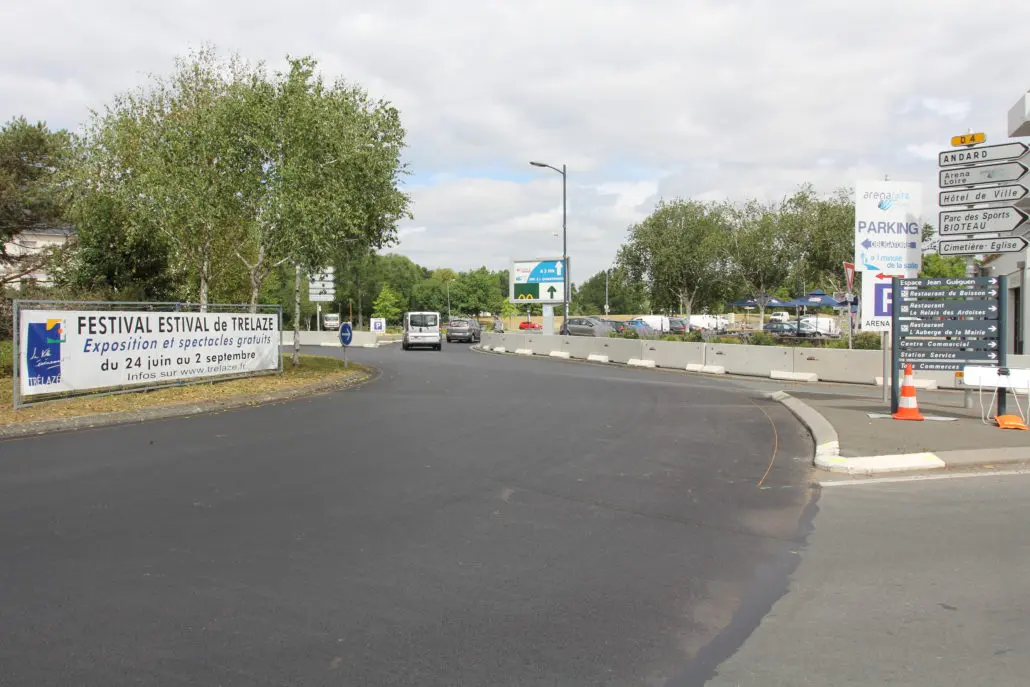 Sécurisation d’un rond point avec les stabilisateurs KLOSTAB