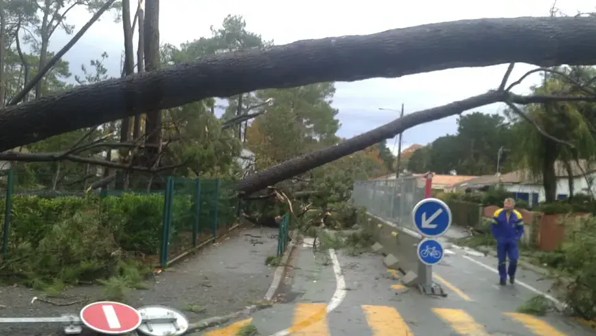 Tornade sur les barrières KLOSTAB